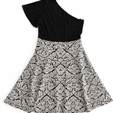 Black and white dress