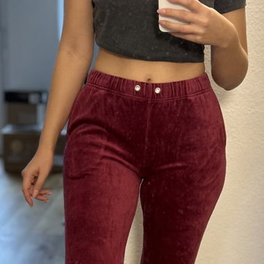 Samt Jogginghose 