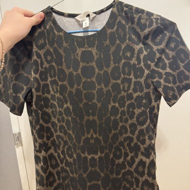 T-shirt femme imprimé léopard