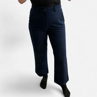 Dunkelblaue Hose Zara 