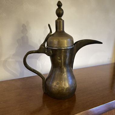 Caffettiera vintage araba in ottone