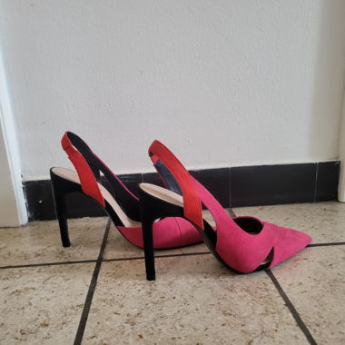 Zara High Heels Bicolour Gr.38 neu