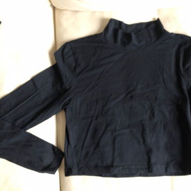 URBAN OUTFITTERS Cropped Top Bio BW schwarz Gr. M