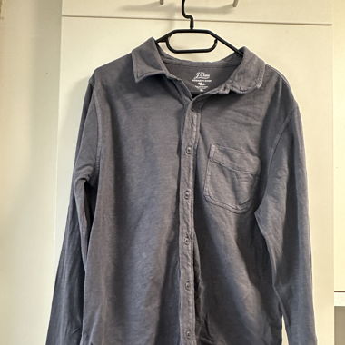J-Crew Graues Hemd mit Knöpfen