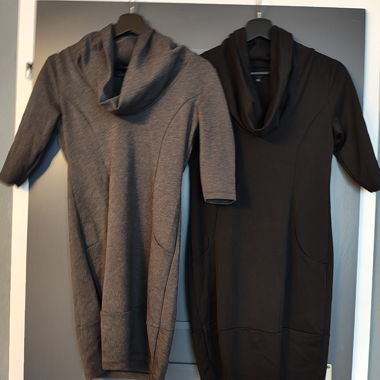 2 x maglioni lunghi a collo alto