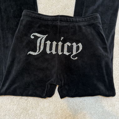 Juicy Couture -BAS DE SURVÊTEMENT BLACK DIAMANTE