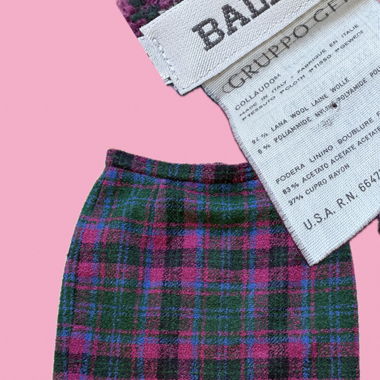 BALLY Vintage Tartan Skirt