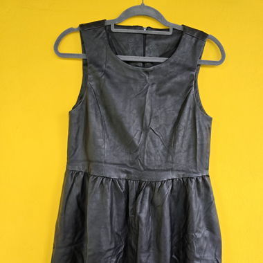 Leather Dress - ONLY