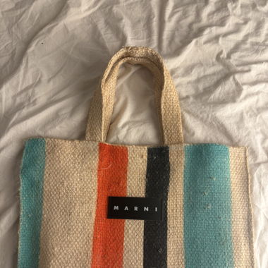 Marni market straw tote 