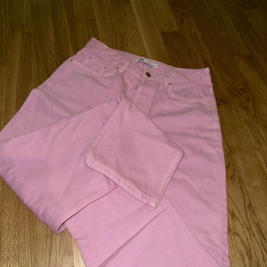 Zara pink jeans