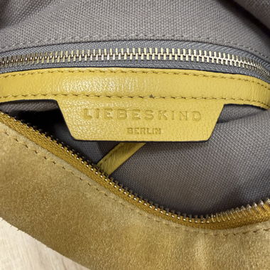 Yellow leather bag
