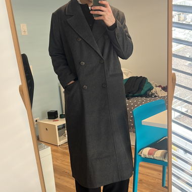 Cappotto lungo grigio