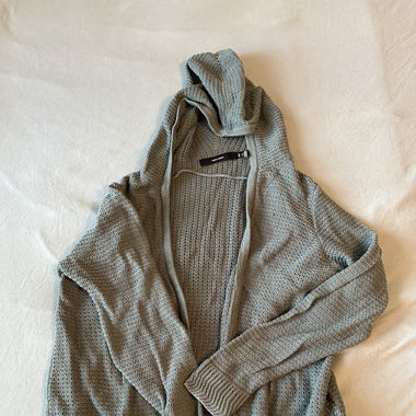 Strickcardigan grün