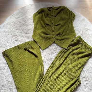 Set due pezzi verde Grues