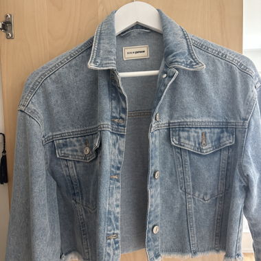 Cropped Jeansjacke