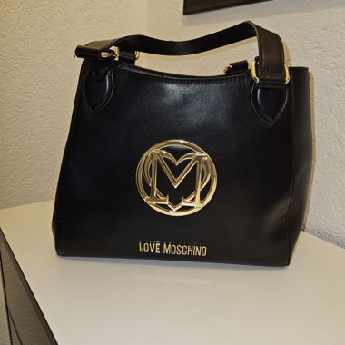 Borsa tote Love Moschino nera