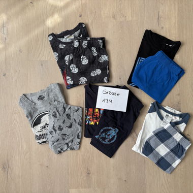 Kinder Sommer Pijama Set Gr. 134