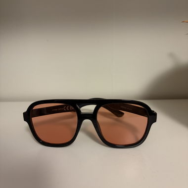 Sonnenbrille schwarz/orange