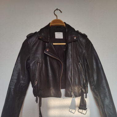 Lederjacke 