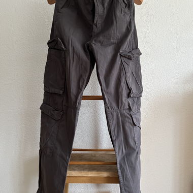 Pantalon cargo coupe droite