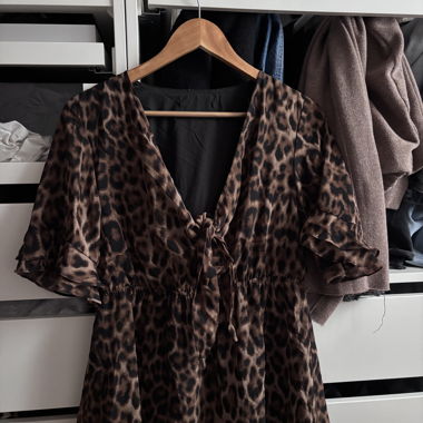 Abito stampa leopardata Taglia S/M