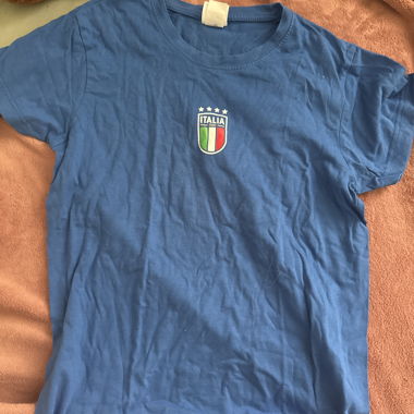 Italia T-Shirt blau