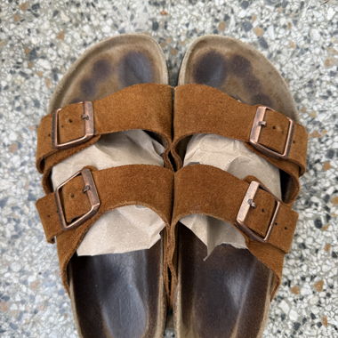 Sandali Birkenstock Arizona marroni