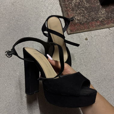 Black Platform Sandals
