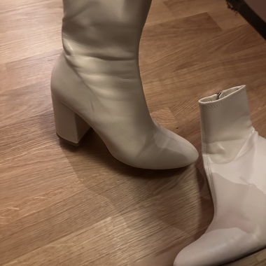 White Ankle Boots