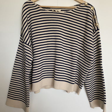 Striped Sézane Sweater