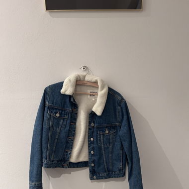 Jeansjacke mit Innenfutter ZARA