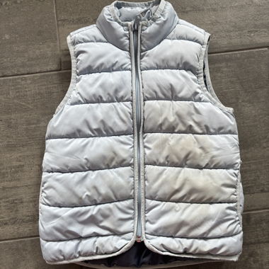 Gilet imbottito per bambini azzurro chiaro