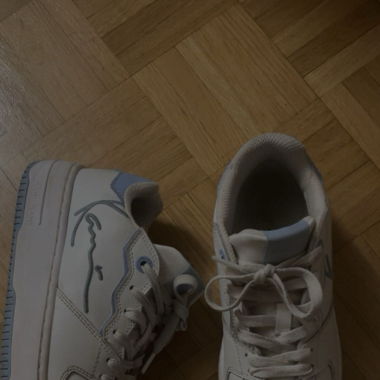 Karl Kani  white and blue low sneaker