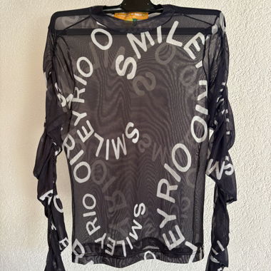 Farm Smiley Mesh Top