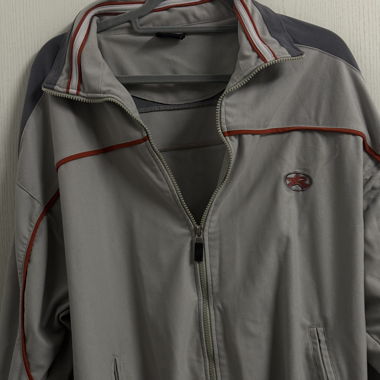 Giacca sportiva grigio verde