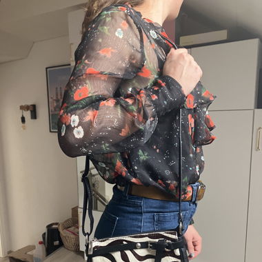 Sac à bandoulière en cuir 