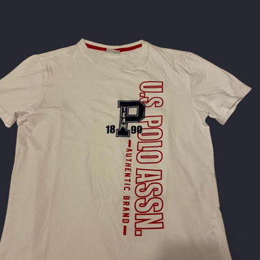 T-shirt blanc US Polo