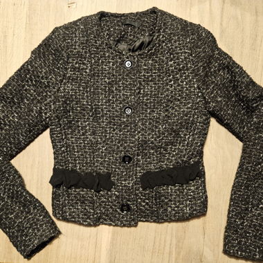 Veste courte bouclé