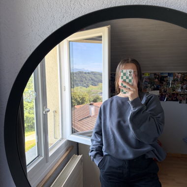 Dark grey oversized sweatshirt