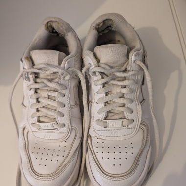 Air force 1 shadow blanches