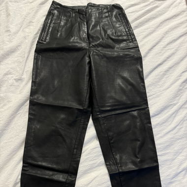 Pantalons habillé en cuir 