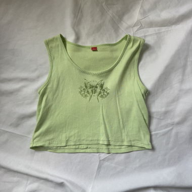 Y2K cotton crop top 