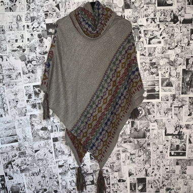 Cozy hippie goa poncho