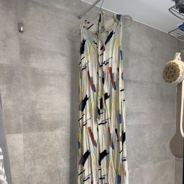 Summer dress geometric print 