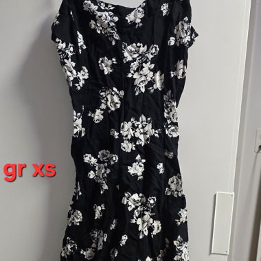 Blumenmuster Kleid XS