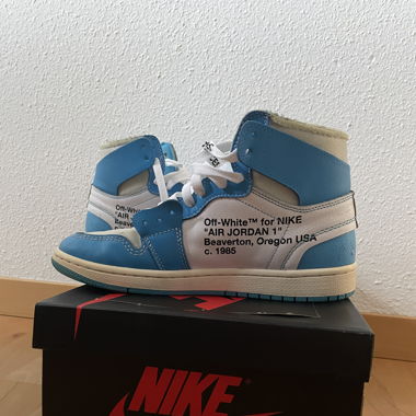 OFF WHITE JORDAN 1 University Blue || VB