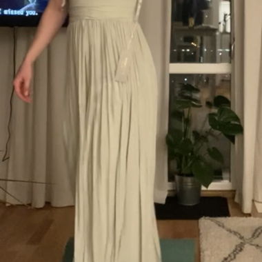 Robe longue Moments New York vert clair
