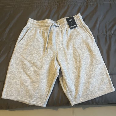 Grey heather FSBN jogging shorts