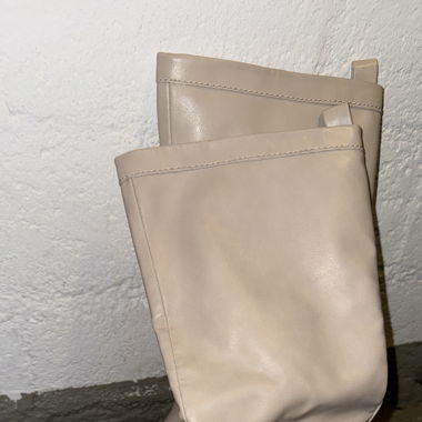 Beige Zara Stiefel gr. 38