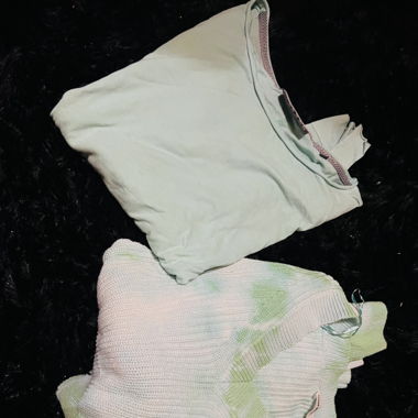 Elbsand Oberteil und Strickpullover